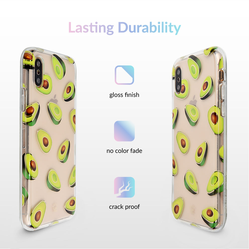 Avocado Clear iPhone Case