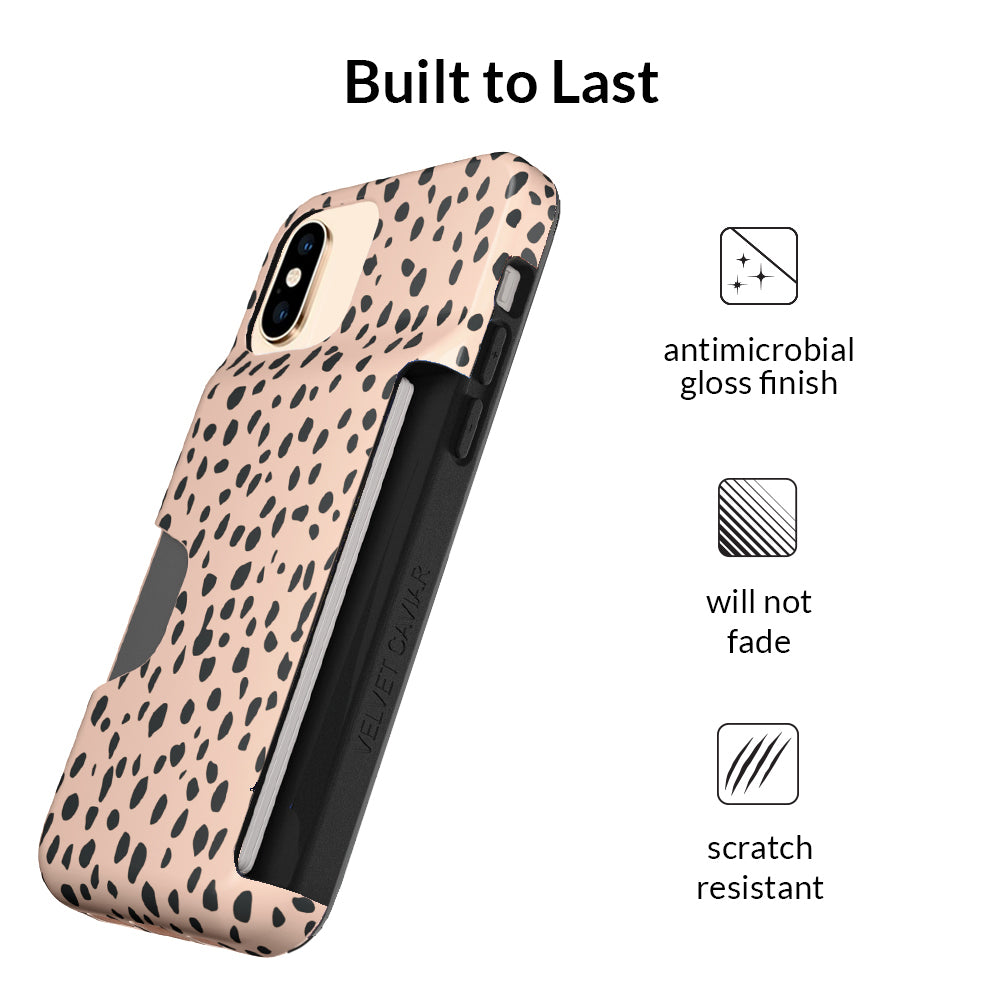 Spotted Cheetah Iphone Wallet Case