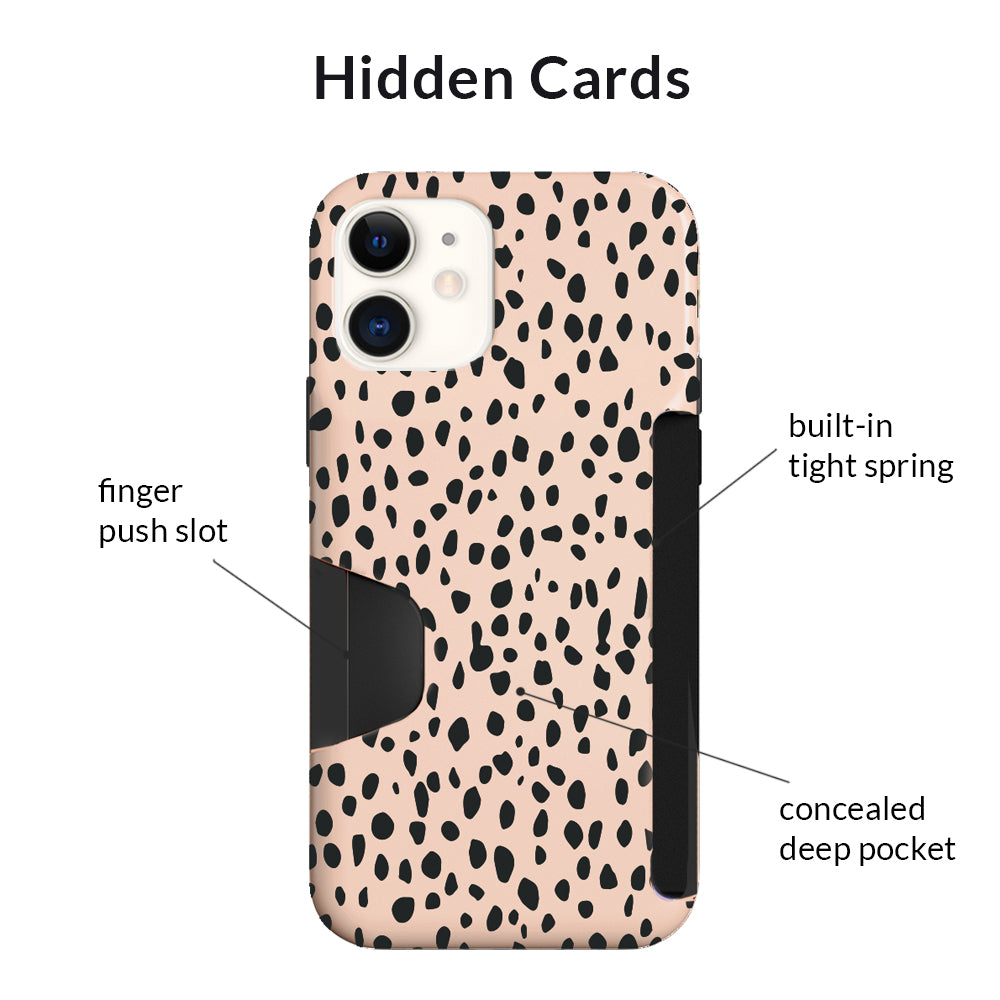 Spotted Cheetah Iphone Wallet Case