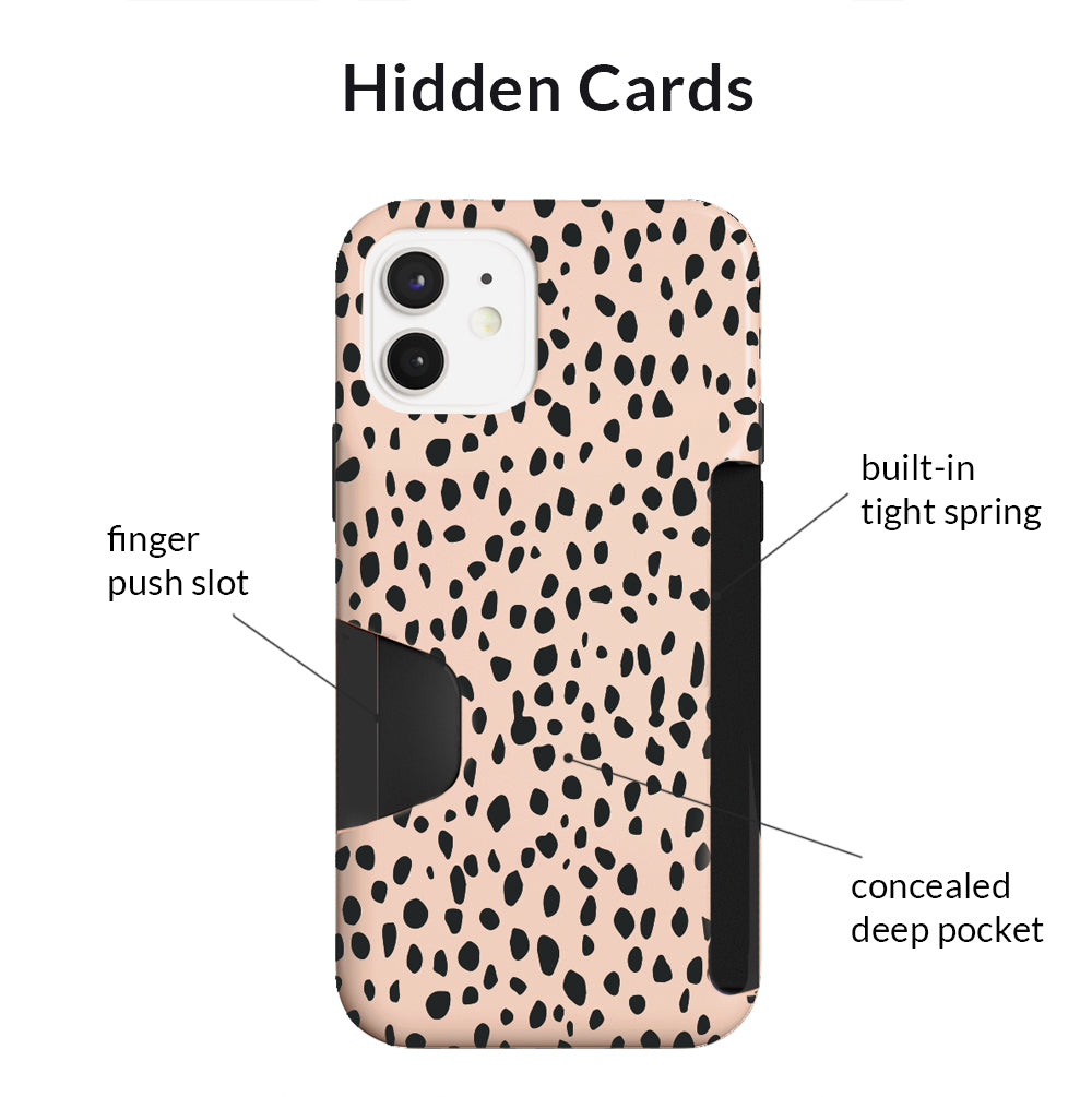 Spotted Cheetah Iphone Wallet Case