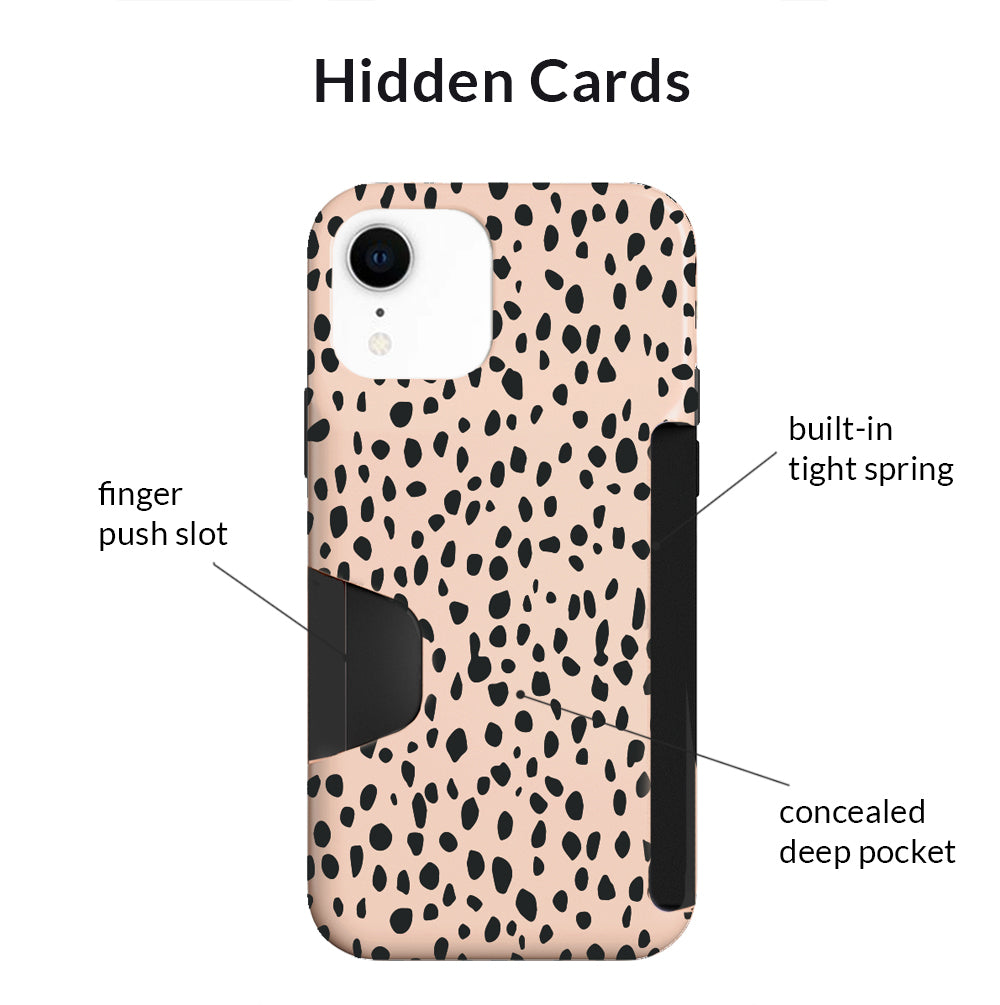 Spotted Cheetah Iphone Wallet Case