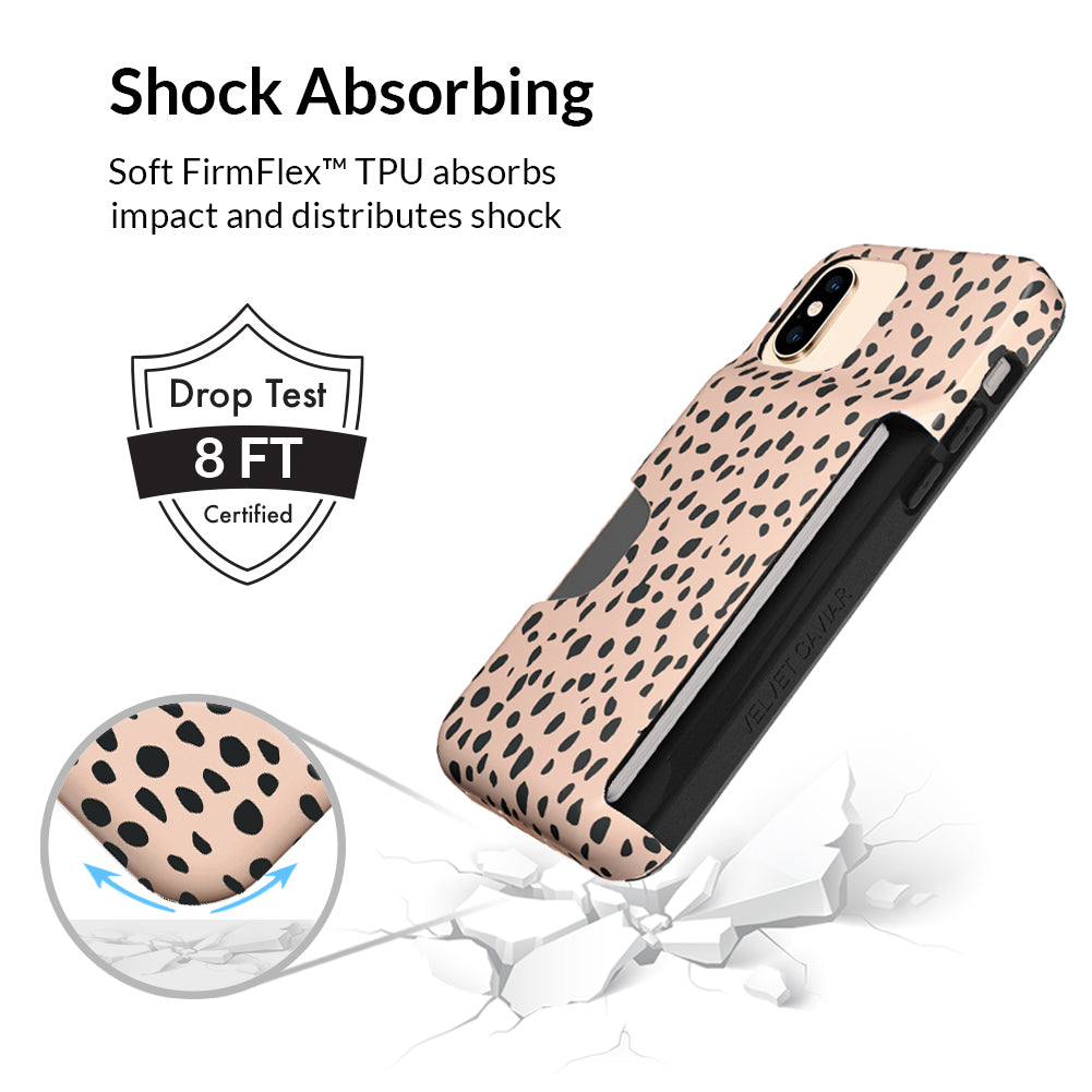 Spotted Cheetah Iphone Wallet Case