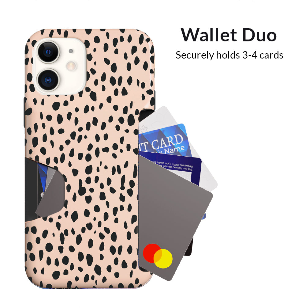 Spotted Cheetah Iphone Wallet Case