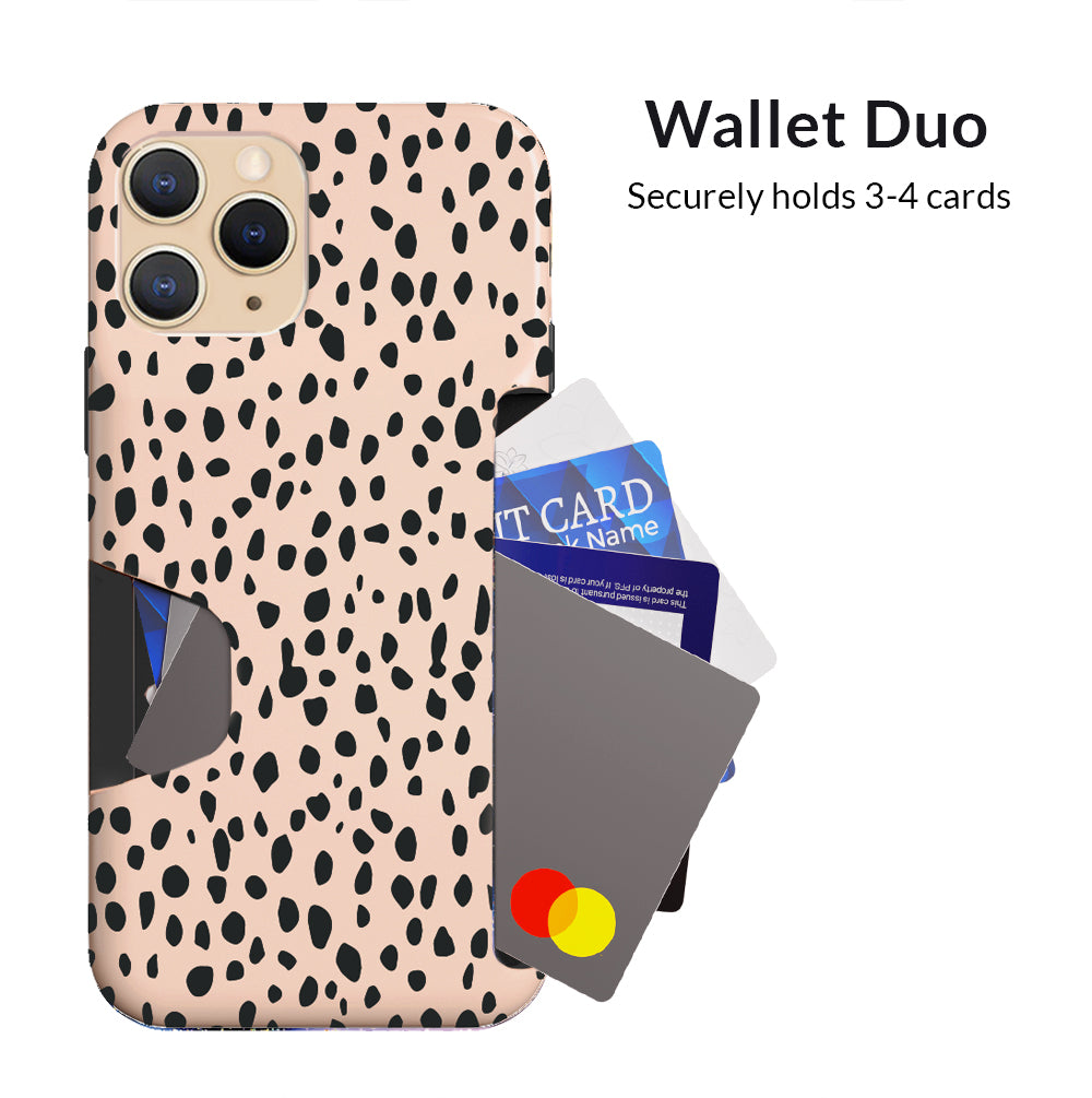 Spotted Cheetah Iphone Wallet Case