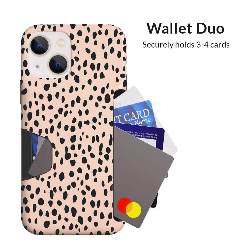 Spotted Cheetah Iphone Wallet Case