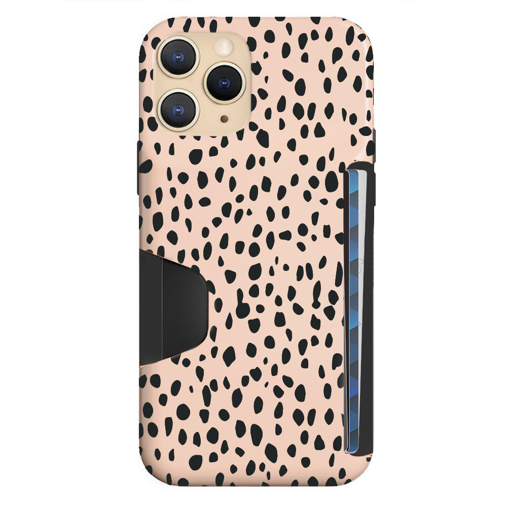 Spotted Cheetah Iphone Wallet Case