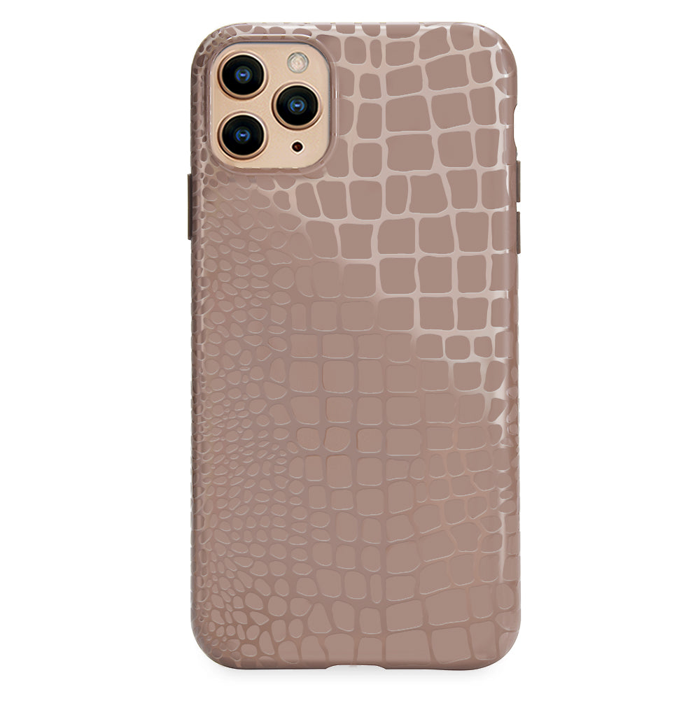 Khaki Croc iPhone Case