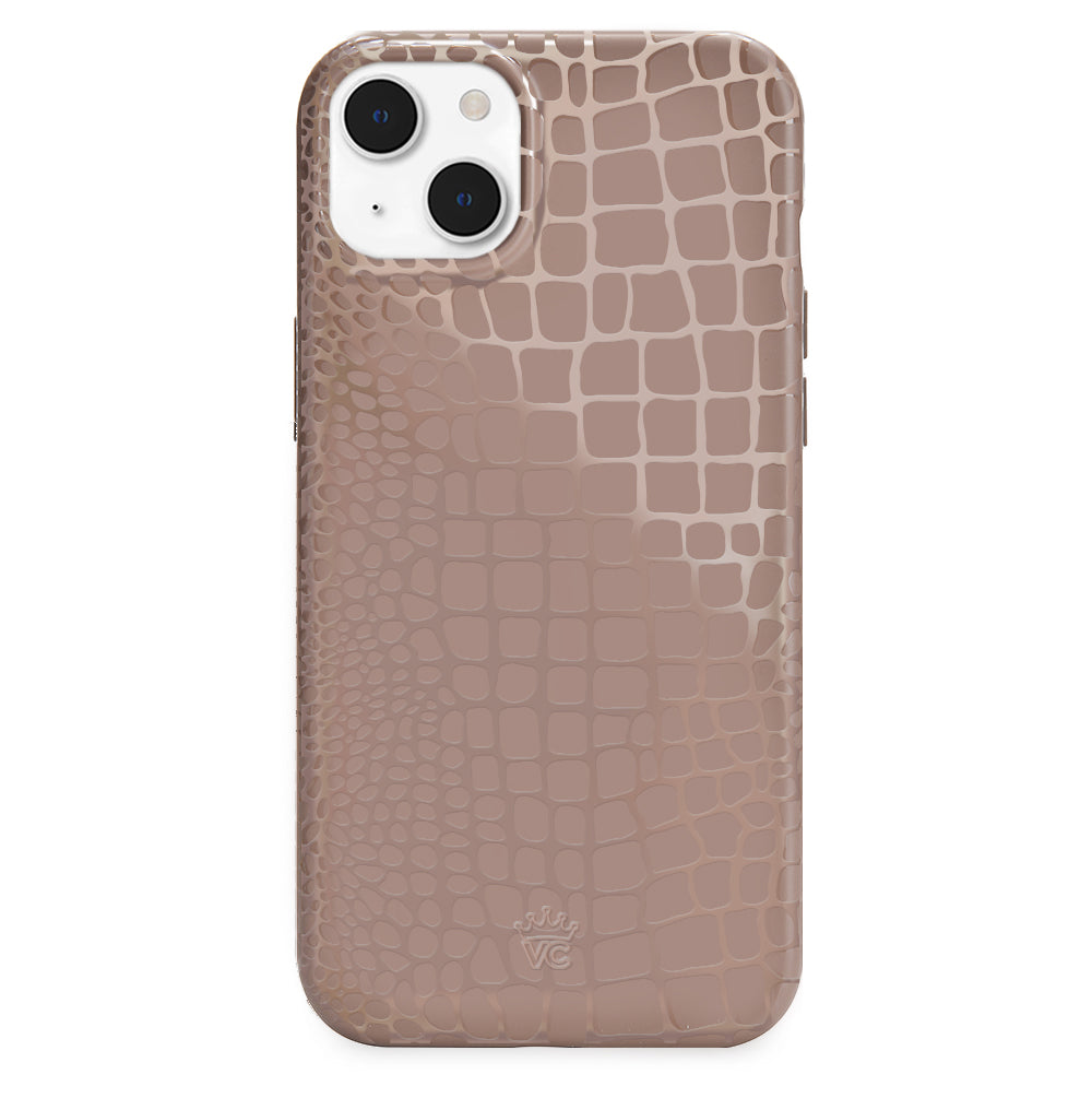 Khaki Croc iPhone Case