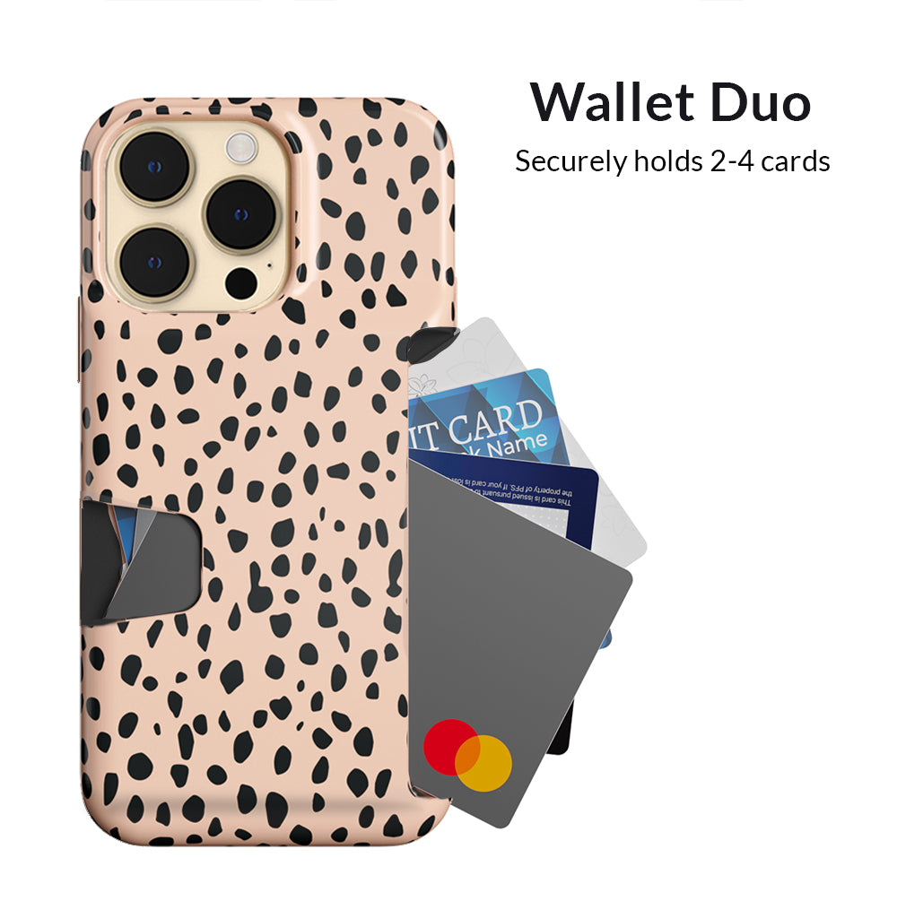 Spotted Cheetah Iphone Wallet Case