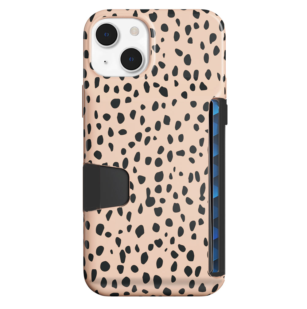 Spotted Cheetah Iphone Wallet Case