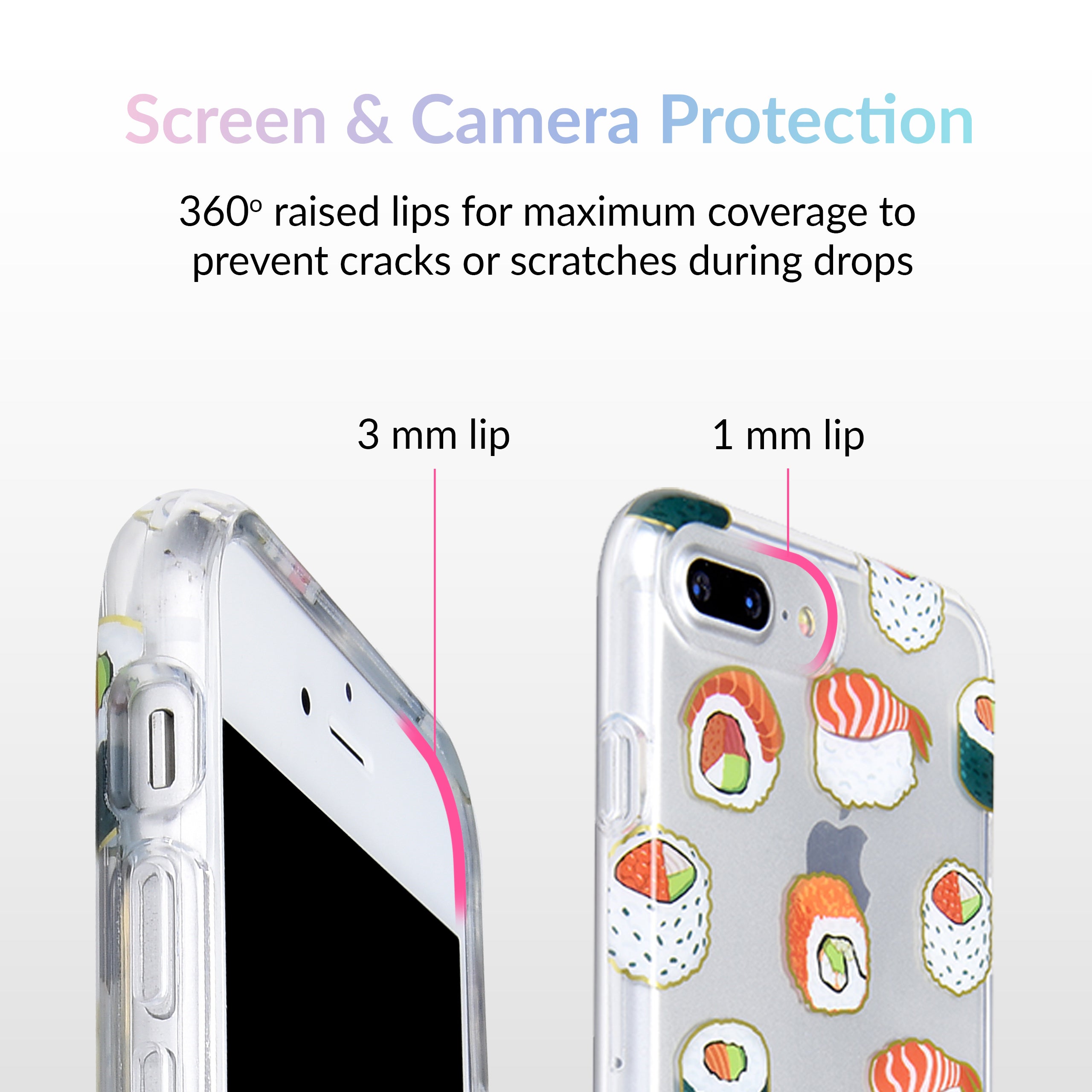 Sushi Clear iPhone Case