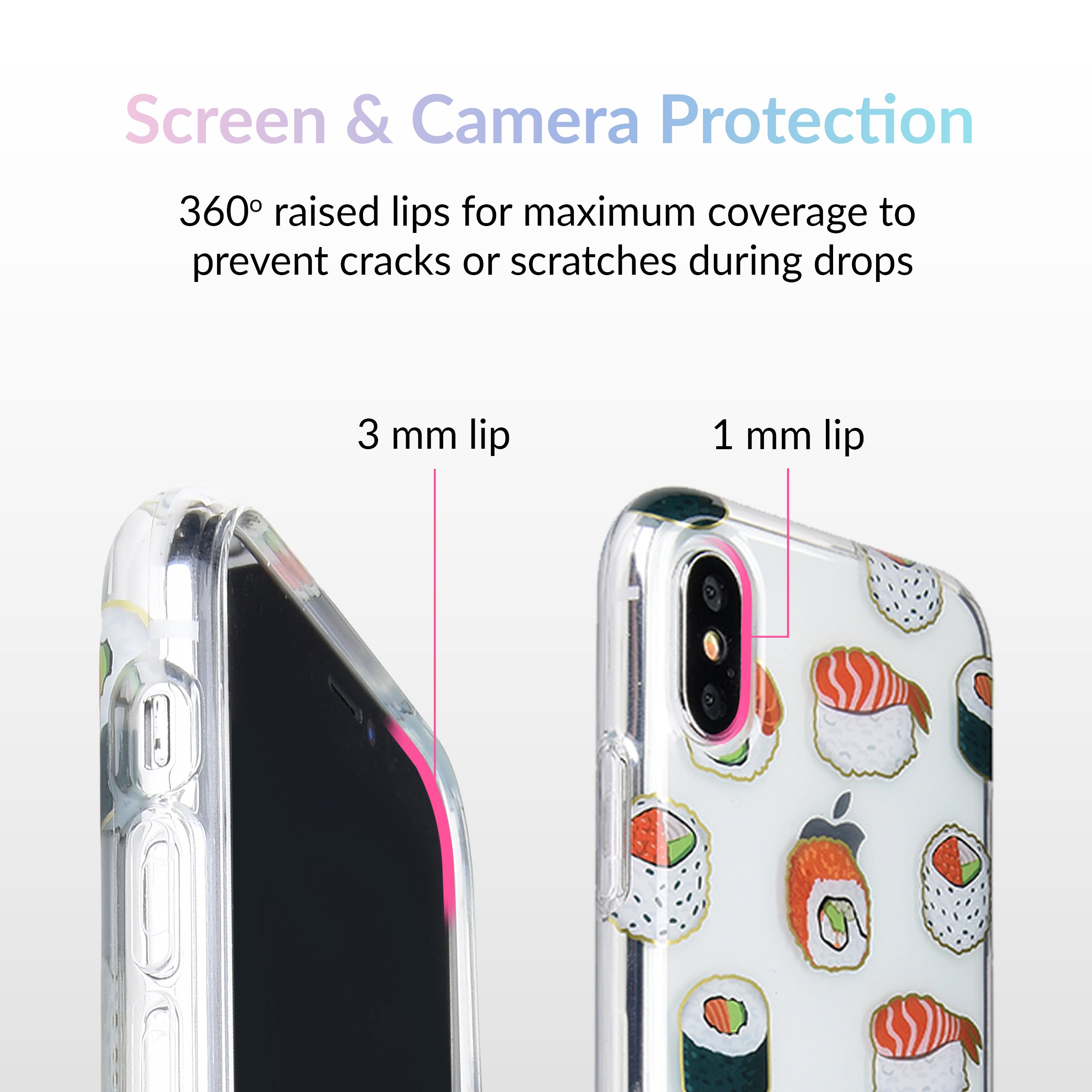 Sushi Clear iPhone Case