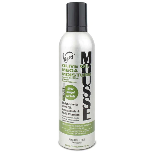 Vigorol Olive Oil mega Moisture Mousse 12 oz.