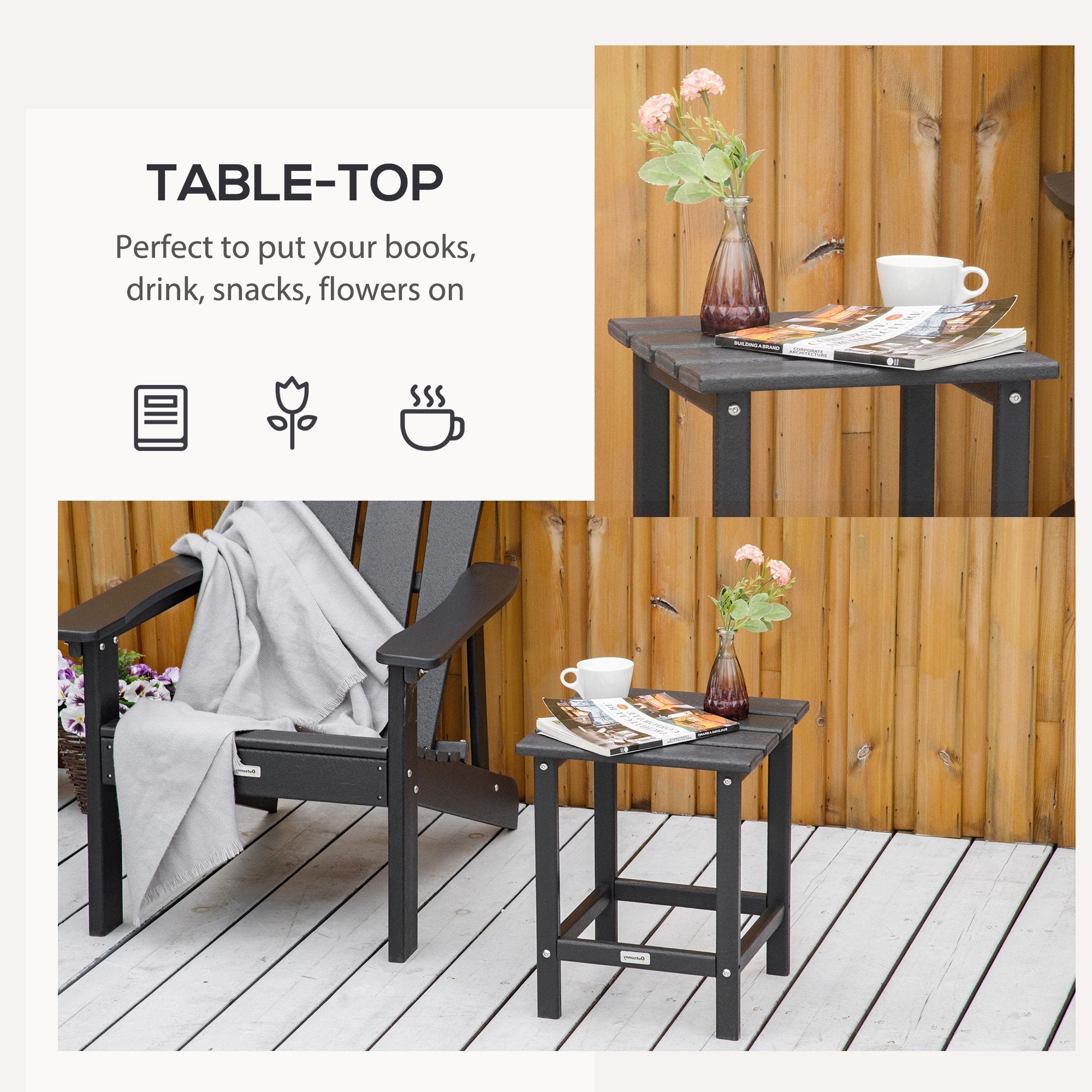 Patio Side Table, 18