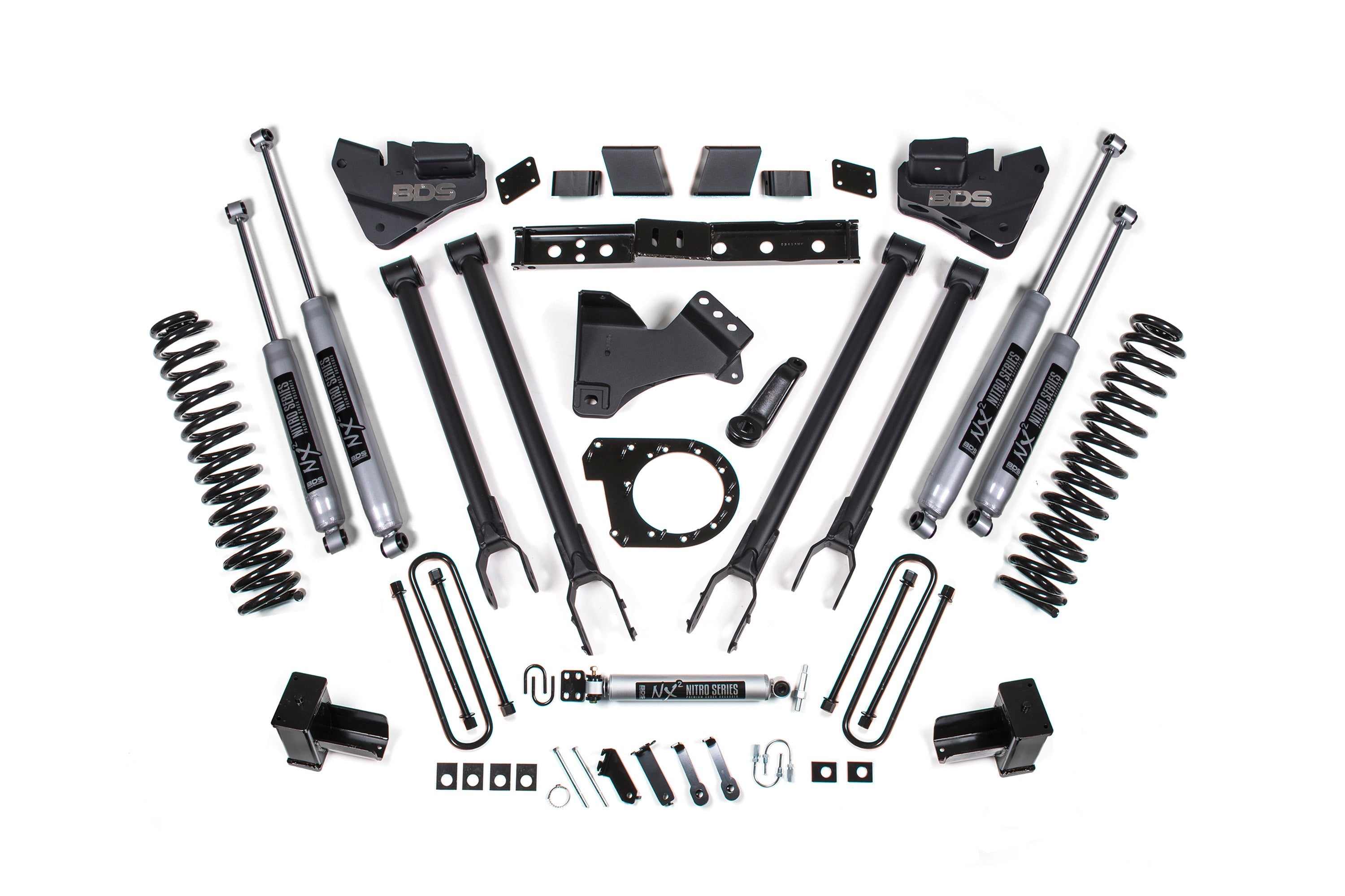 6 Inch Lift Kit | 4-Link Conversion | Ford F250/F350 Super Duty (17-19) 4WD | Diesel