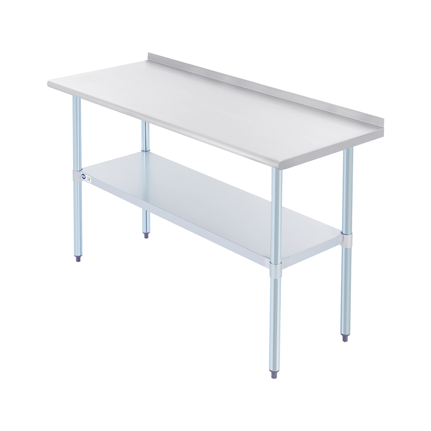 Stainless Steel Commercial Work Table with Back Splash- 48