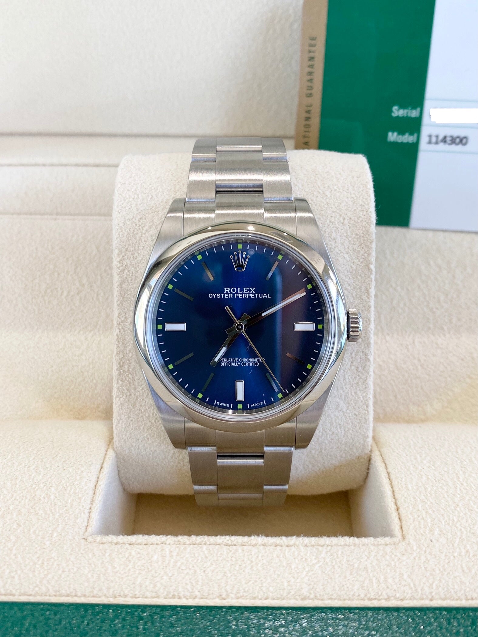 2017 Rolex Oyster Perpetual 39 114300