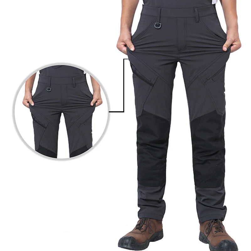 Work Bib Overalls Uniform Knee Pads Men Stretchy Working Coverall Car Repairman Strap Pants Dungarees Workshop Mechanic Workwear