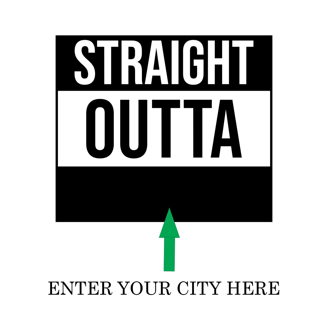 Straight Outta (Your City or State)