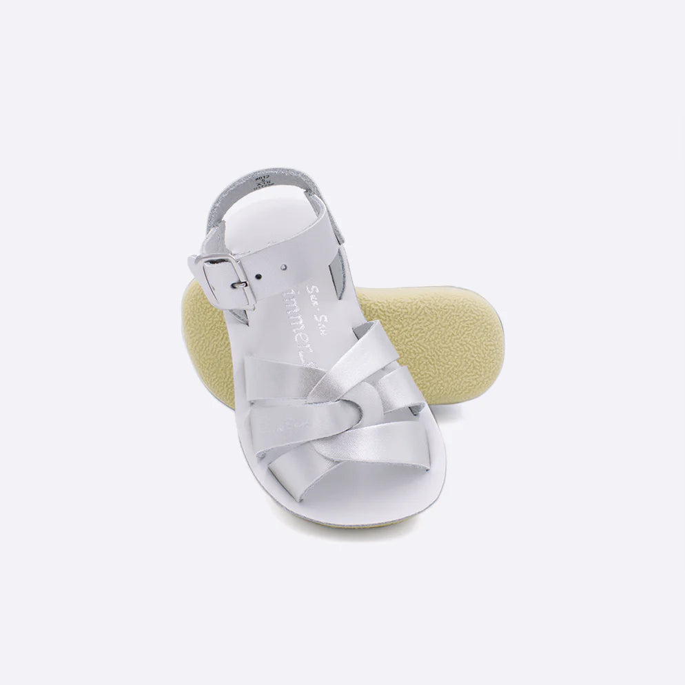 Sun-San Swimmer Sandals | Style# 8012 Silver