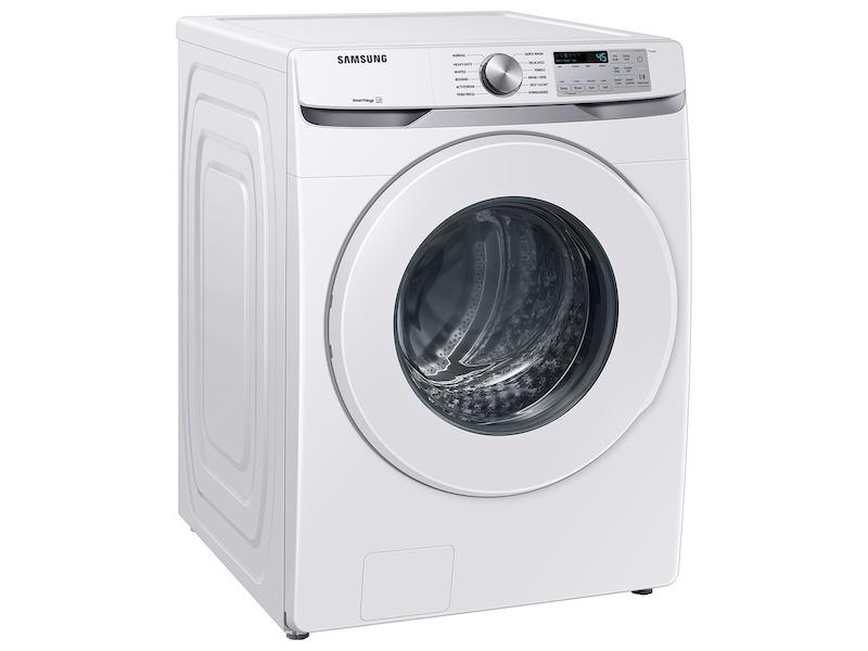 Samsung 5.1 cu. ft. Extra-Large Capacity Smart Front Load Washer with Vibration Reduction Technology  in White