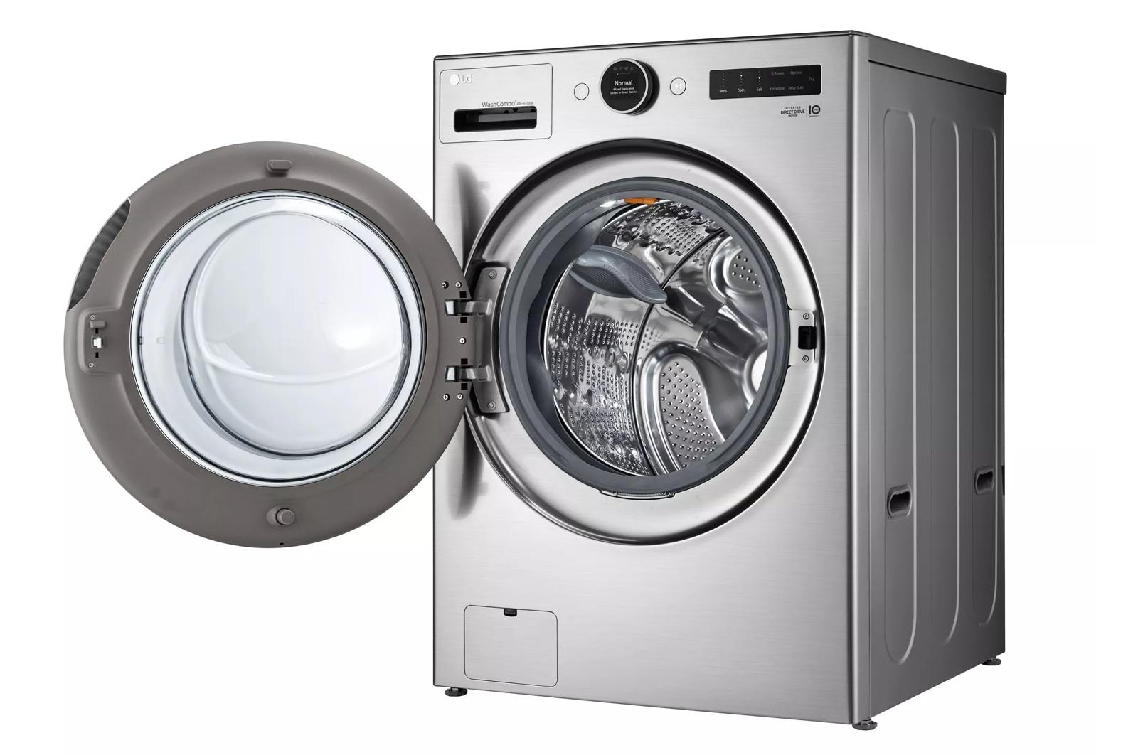 Lg Ventless Washer/Dryer Combo LG WashCombo? All-in-One 5.0 cu. ft. Mega Capacity with Inverter HeatPump? Technology and Direct Drive Motor