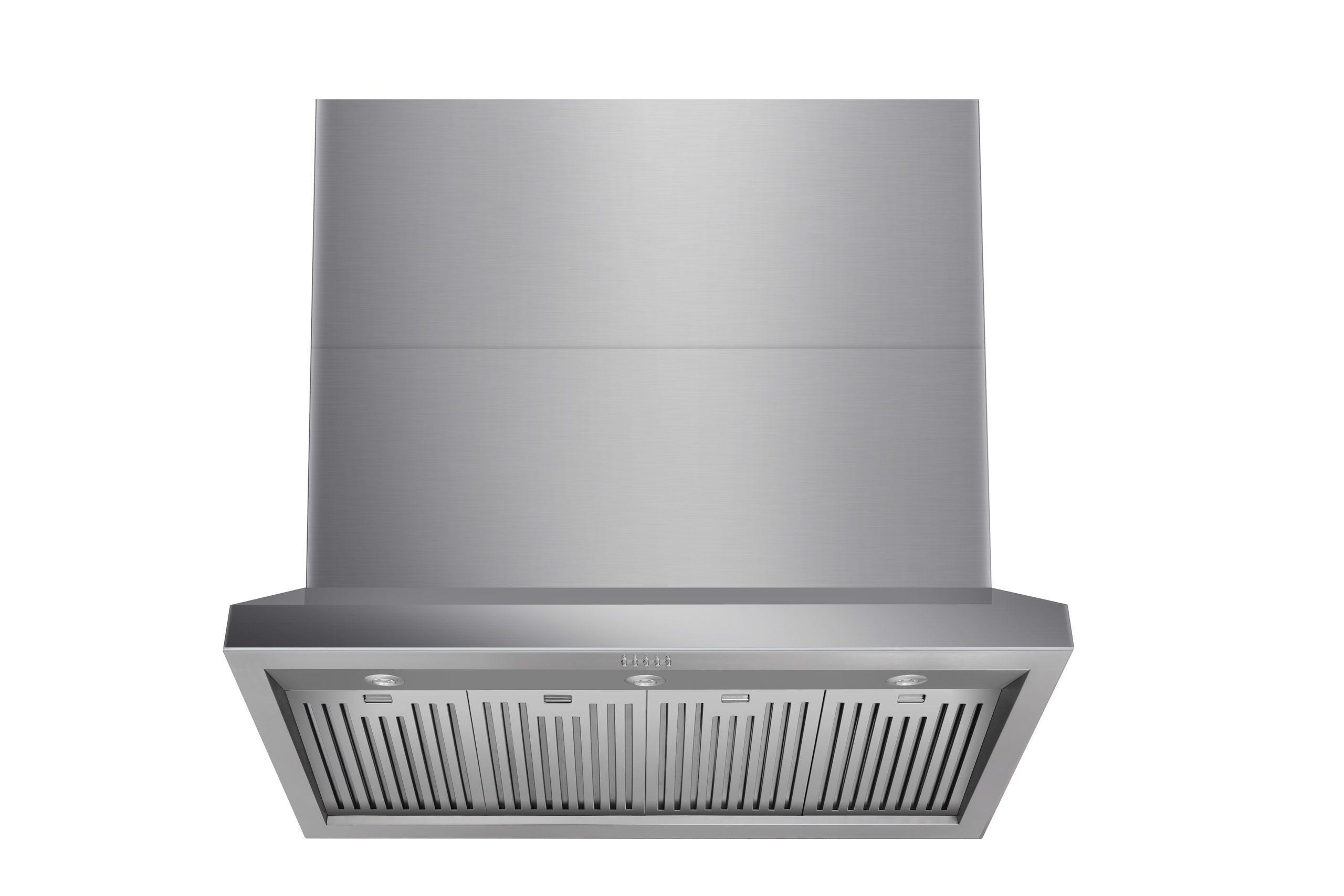 Thor Kitchen 48 Inch Professional Range Hood, 11 Inches Tall In Stainless Steel (duct Cover Sold Separately)