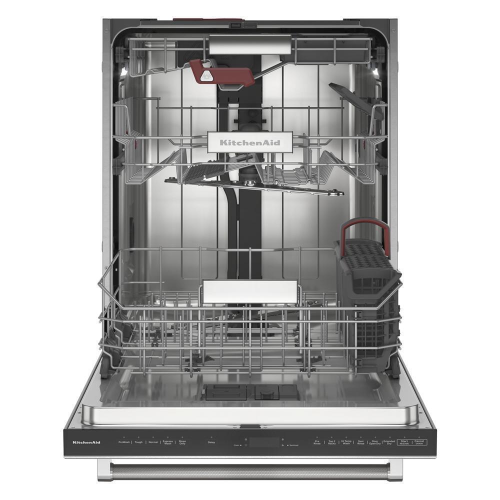 Kitchenaid 39 dBA PrintShield? Finish Flush-to-Cabinet Dishwasher with FreeFlex? Fit Third Level Rack