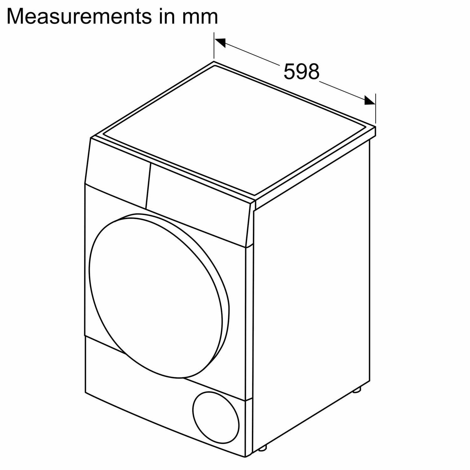 Bosch 800 Series Compact Condensation Dryer WTG865H4UC