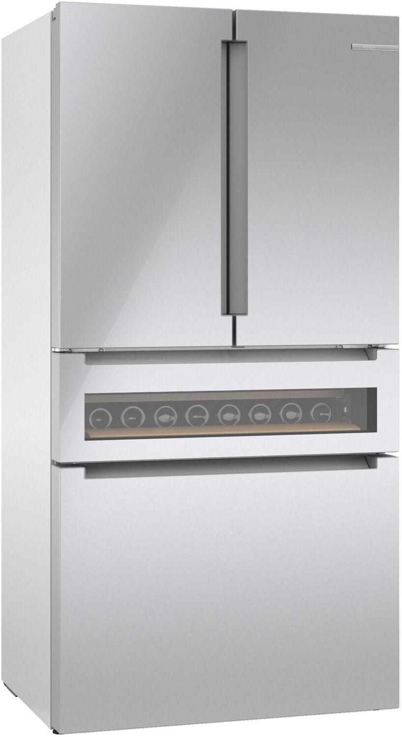 Bosch 800 Series French Door Bottom Mount Refrigerator, Glass door 36