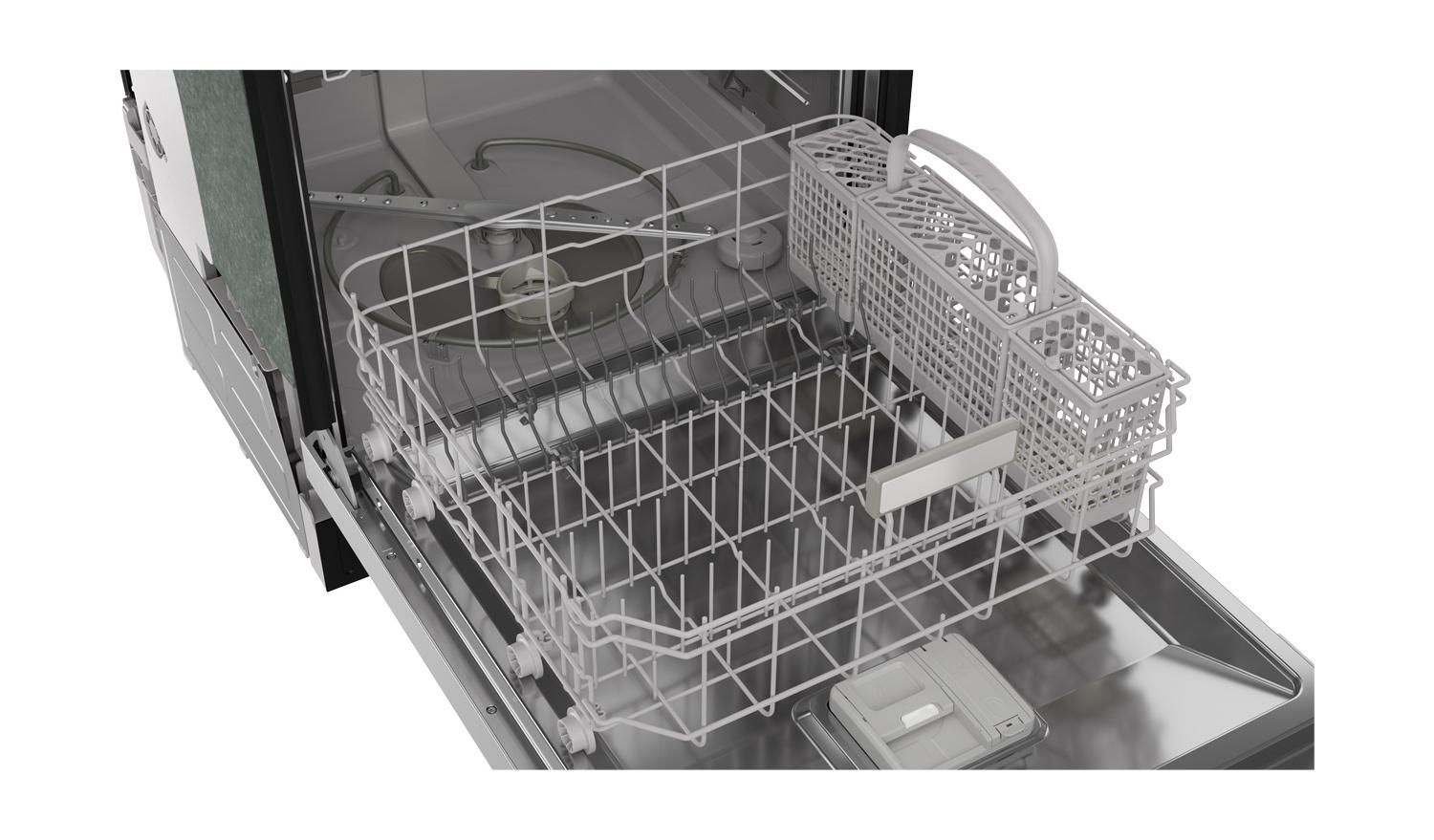 Sharp 24 in. Slide-In Stainless Steel Hybrid Dishwasher