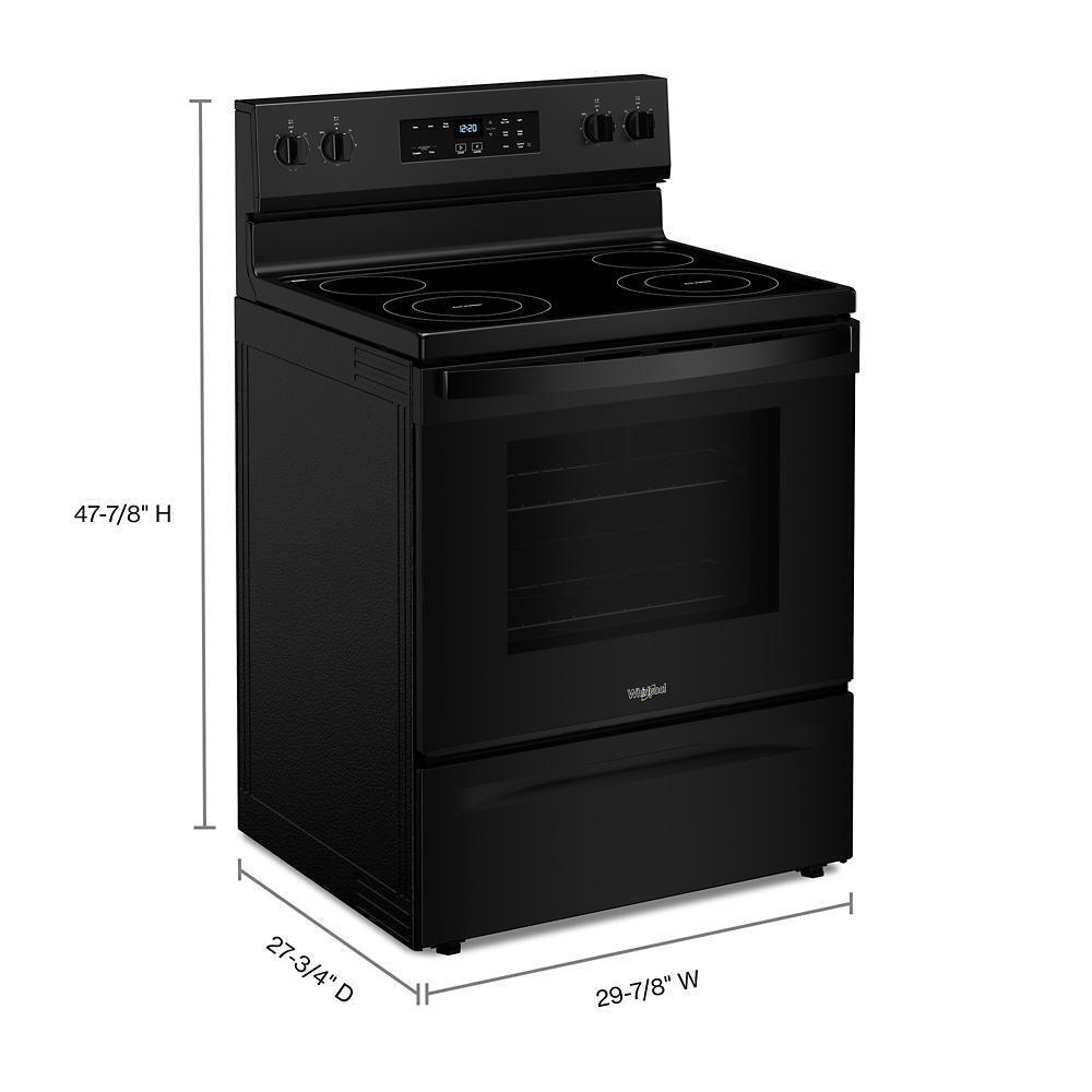 Whirlpool 30-inch Electric Range with No Preheat Mode