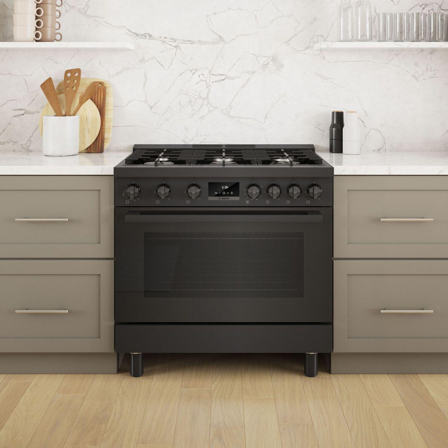 Bosch 800 Series Dual Fuel Freestanding Range 36