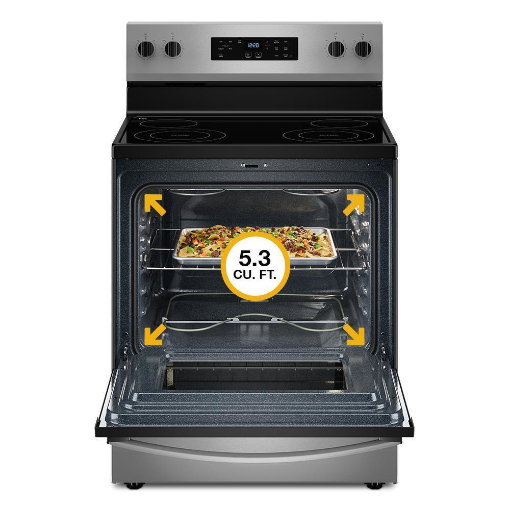 Whirlpool 30-inch Electric Range with Steam Clean