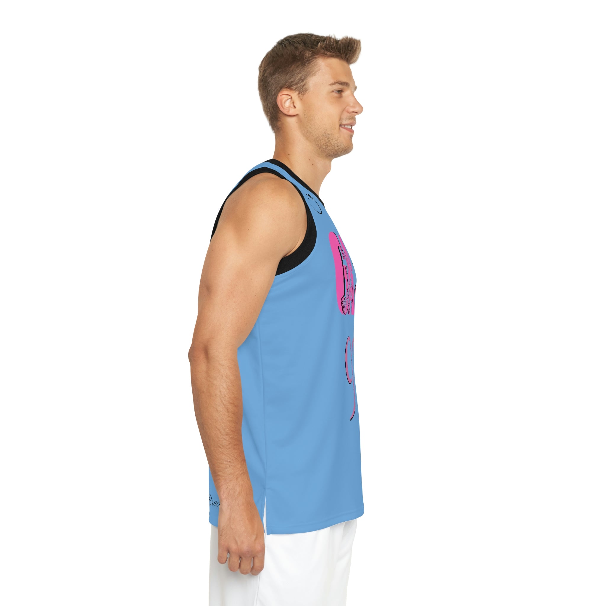 Bubble Gum flavored Gas Bros Unisex Basketball Jersey