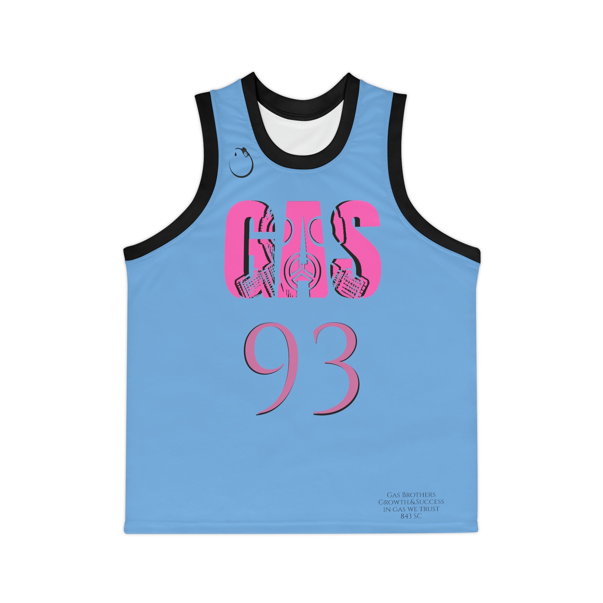 Bubble Gum flavored Gas Bros Unisex Basketball Jersey