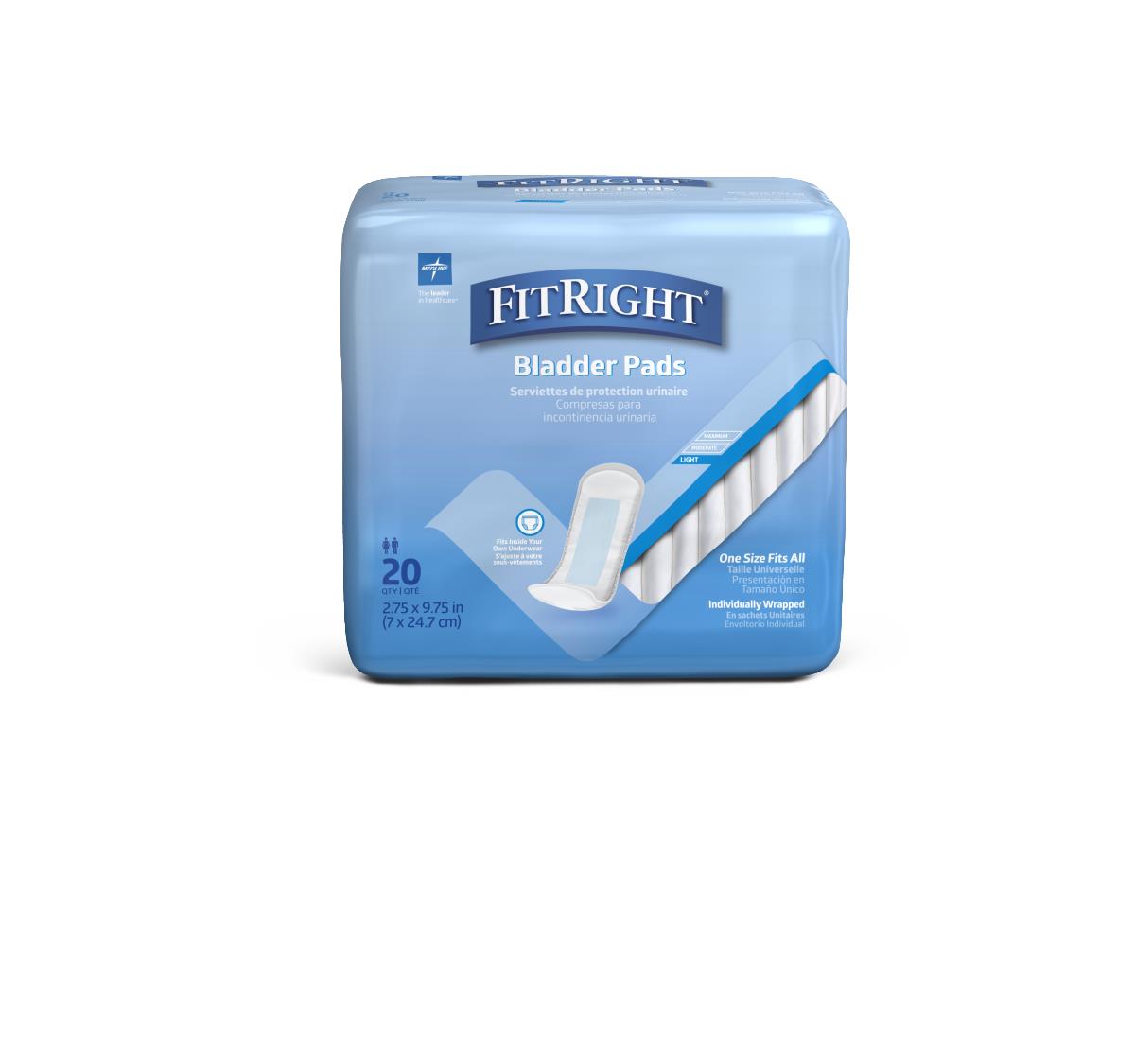 Medline Fitright Bladder Control Pads