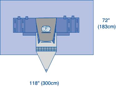 Medline Nephroscopy Surgical Drape