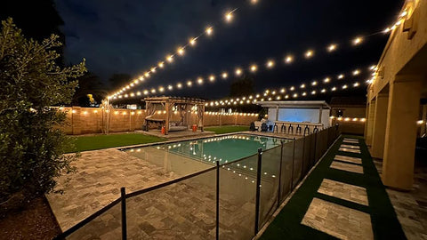 String Light Yard
