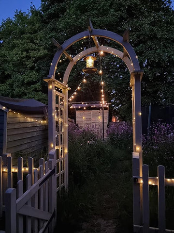 String Lights For Fence