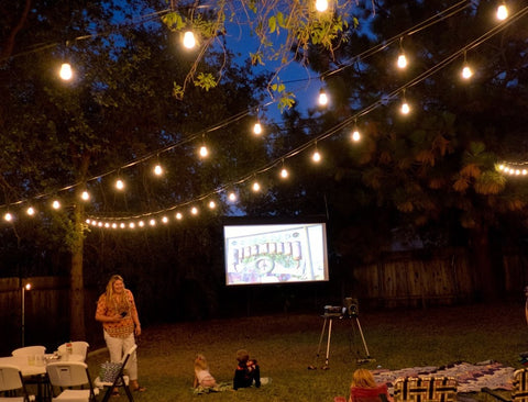 String Lights Yard