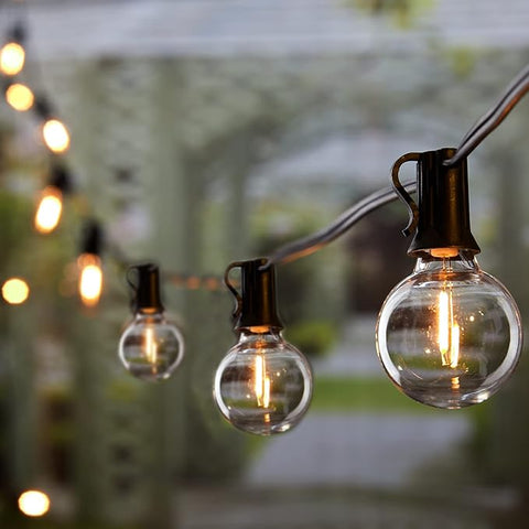 String Light Patio Idea