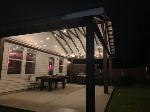 Patio String Lights Idea
