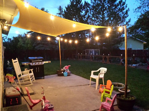 Patio String Lights Idea