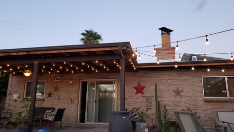 Patio String Lights Idea