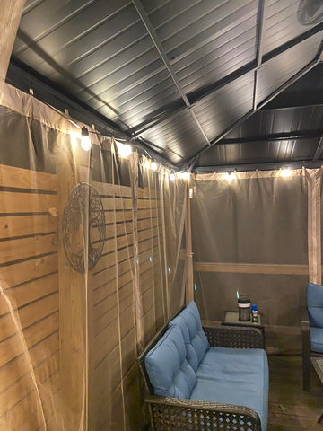 String Lights On Wall