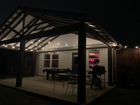 Patio String Lights Idea