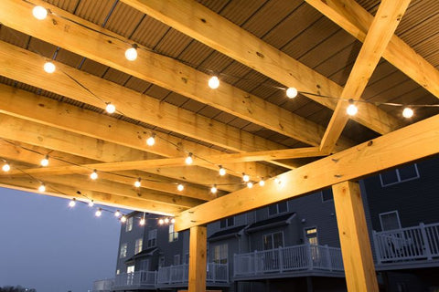 String Lights Under deck