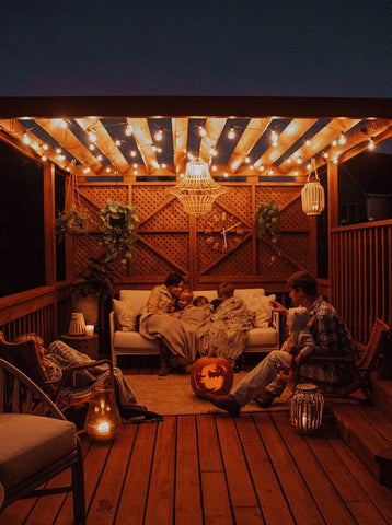 Under Deck String Lights