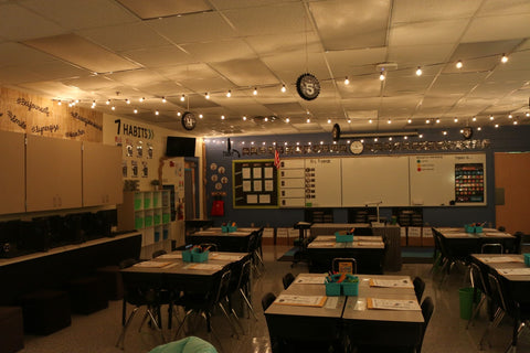 String Lights Classroom